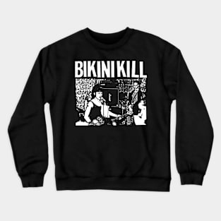 bikini kill fan art desgn Crewneck Sweatshirt